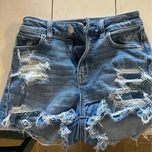 American Eagle Distressed Blue Denim Women’s Shorts
